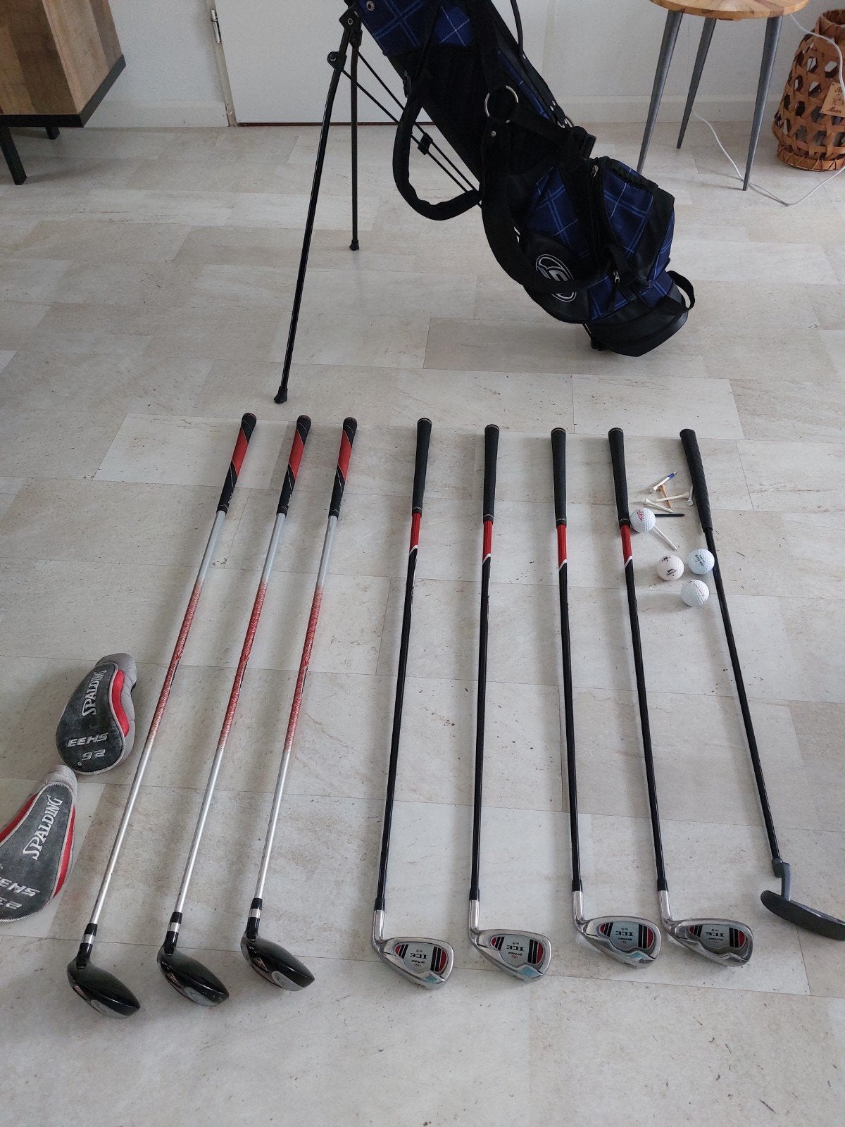 rechtshandige golfset 0,5 inch Spalding/Skymax, Ophalen, Zo goed als nieuw, Set, Overige merken