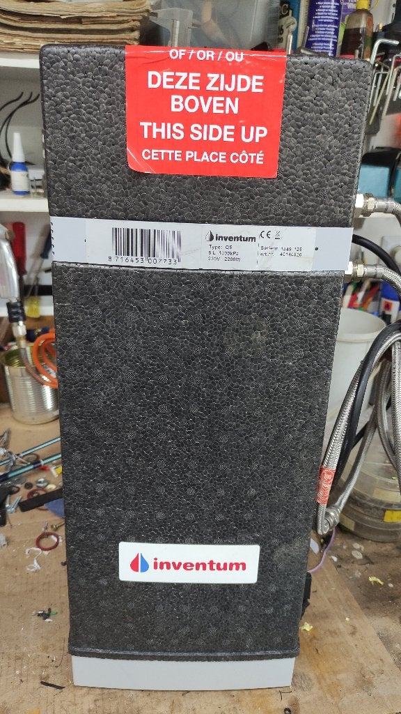 Inventum boiler / keukenboiler 5 ltr compleet, Minder dan 20 liter, Ophalen of Verzenden, Boiler, Minder dan 3 jaar oud