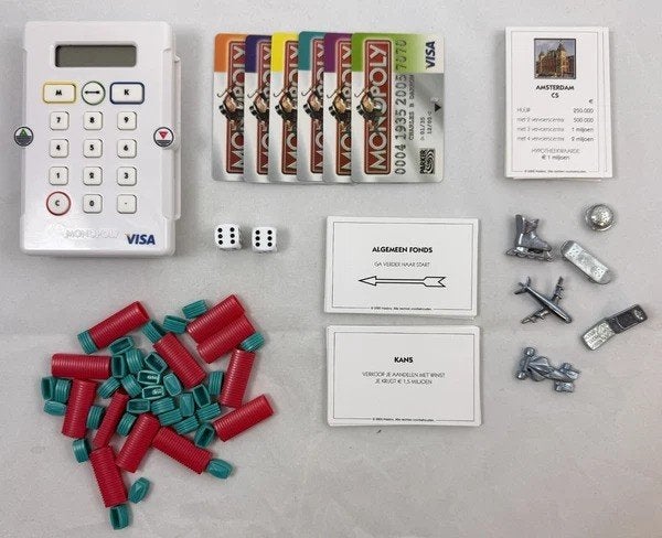 Monopoly Van Dam Tot Dom editie Nederlands bordspel, Coolsingel 104, 3011 AG Rotterdam, Netherlands, Parker, Verzenden, Zo goed als nieuw