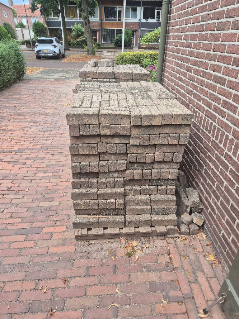 Bestrating, Ophalen, Gebruikt, Klinkers, 10 m² of meer