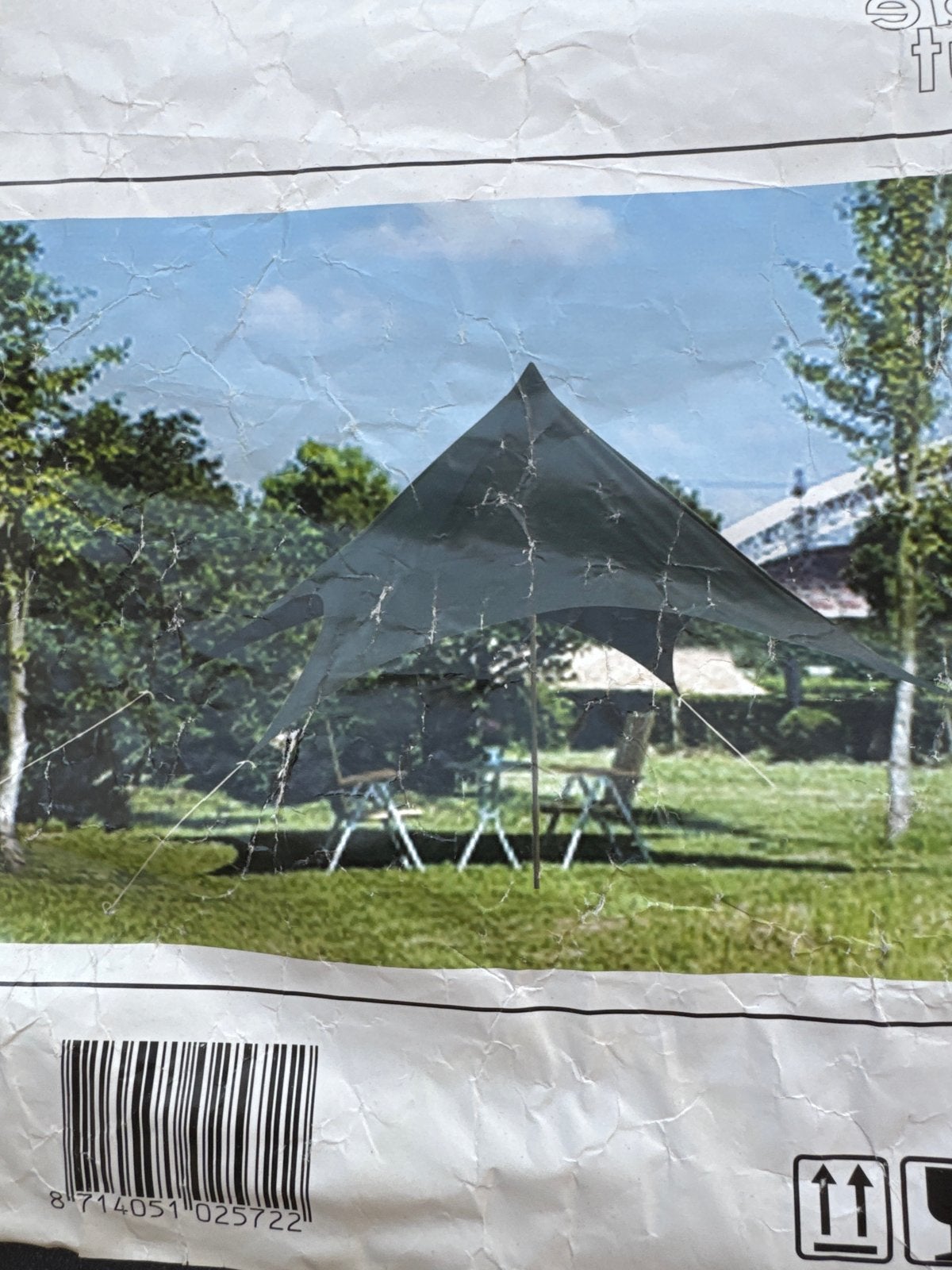 Lounge tent 4x4x3,30 mtr - Ideaal alternatief voor parasol, Tuin en Terras, Partytenten, Ophalen, Opvouwbaar, Overige typen, Nieuw