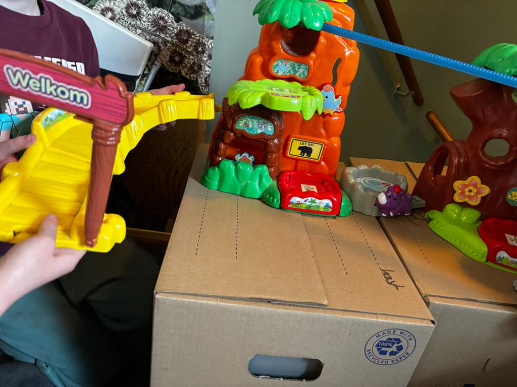 Vtech Zoef Zoef Jungle Speelset, Kinderen en Baby's, Speelgoed | Vtech, Ophalen, Zo goed als nieuw, 2 tot 4 jaar