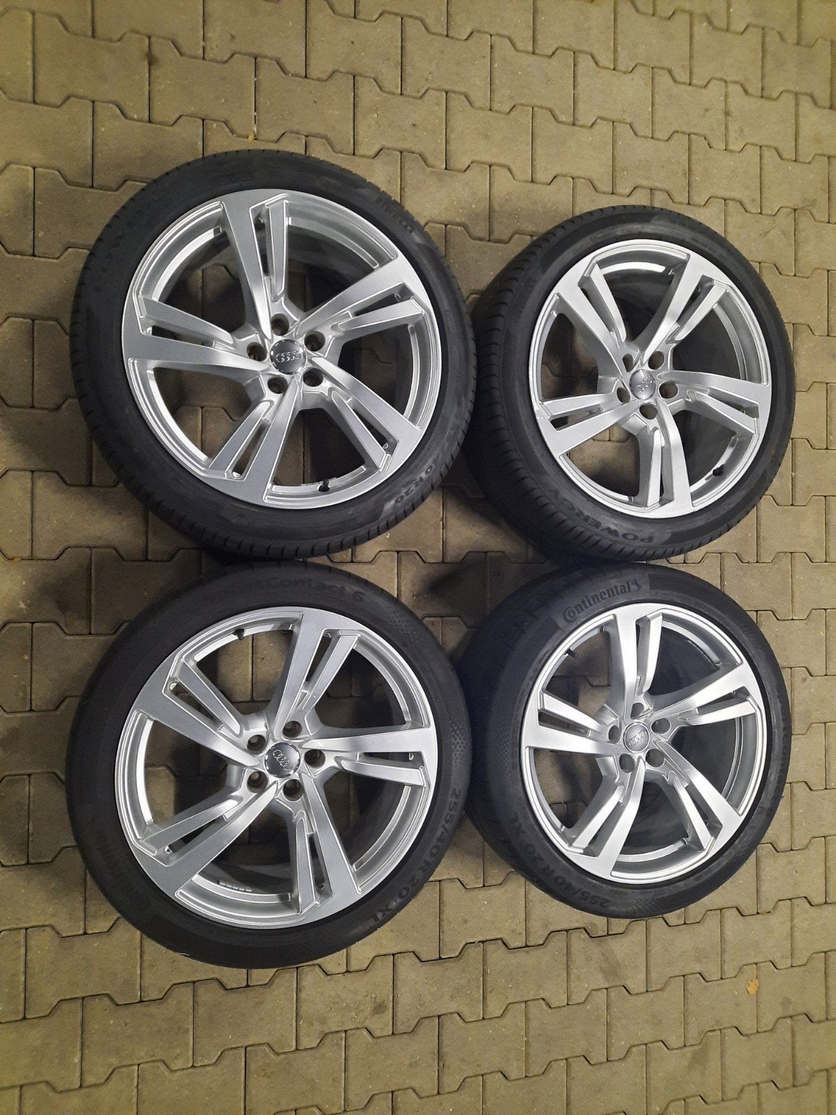 MOOIE 20 inch velgen OEM AUDI A7 S7 A6 C7 C8 S6 ZOMERSETJE, Auto-onderdelen, Gebruikt, 255 mm, Banden en Velgen, Ophalen of Verzenden