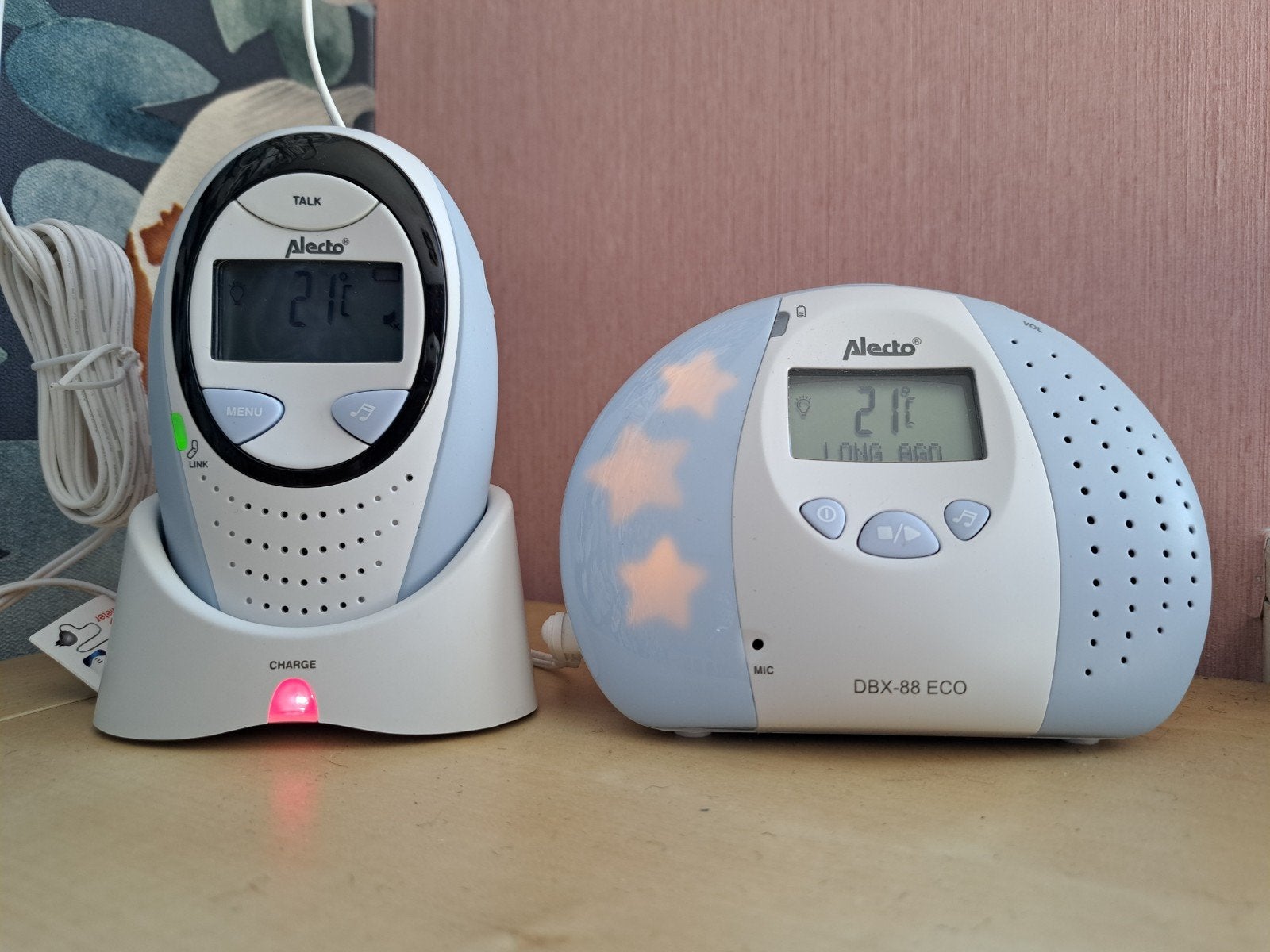 Alecto DBX-88 ECO Babyfoon, Ophalen of Verzenden, Zo goed als nieuw, 100 tot 250 meter, Terugspreekfunctie