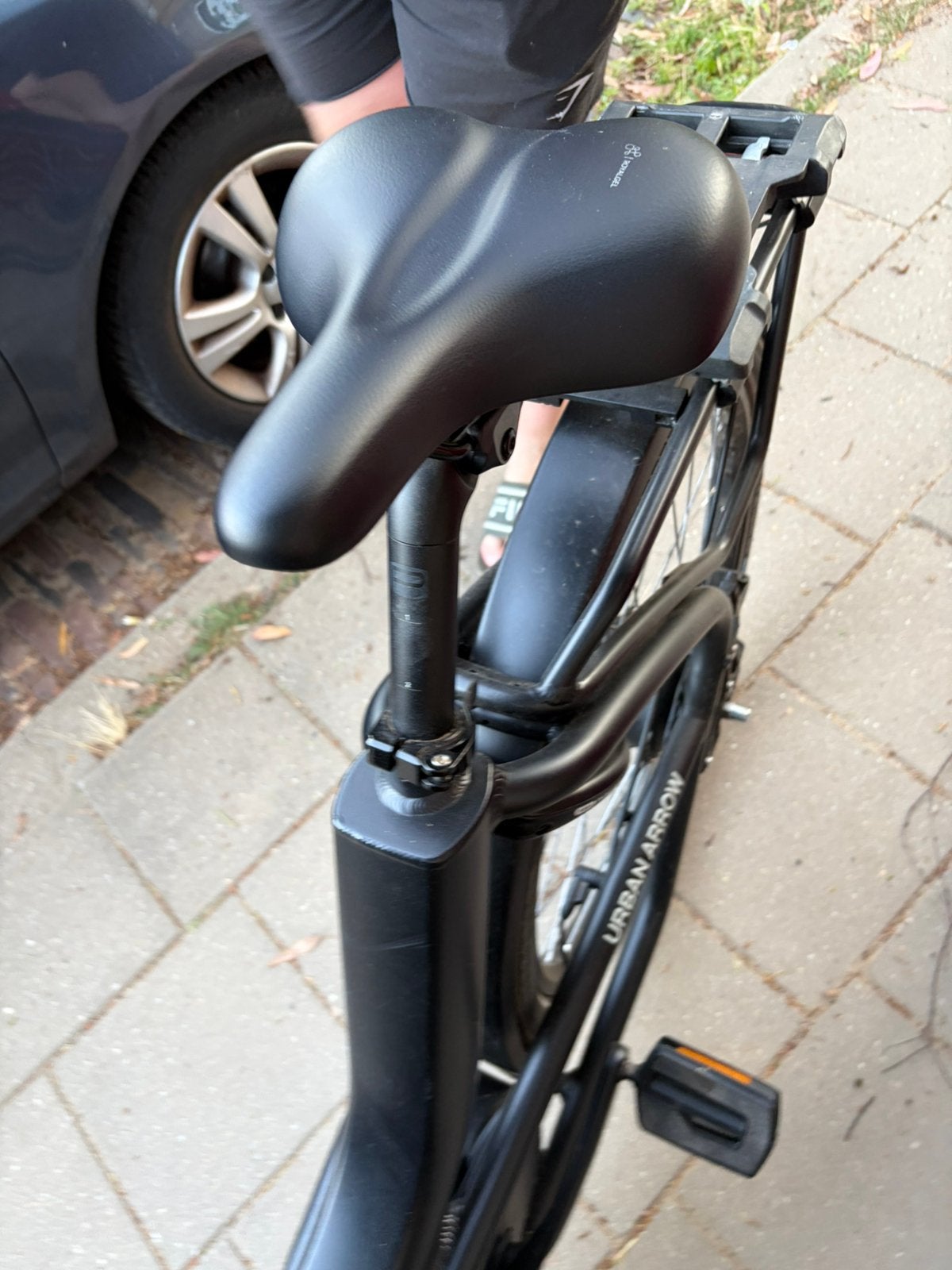 Mooie nette bakfiets, 3 kinderen, Elektrisch, Zo goed als nieuw, Schijfrem