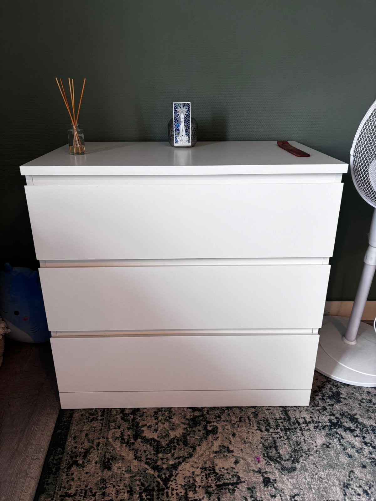 MALM kast IKEA, Ophalen, 50 tot 100 cm, Zo goed als nieuw, 3 of 4 laden