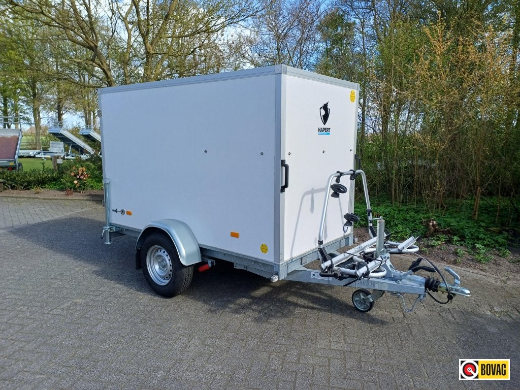 Hapert gesloten aanhangwagen. Als nieuw!, Gebruikt