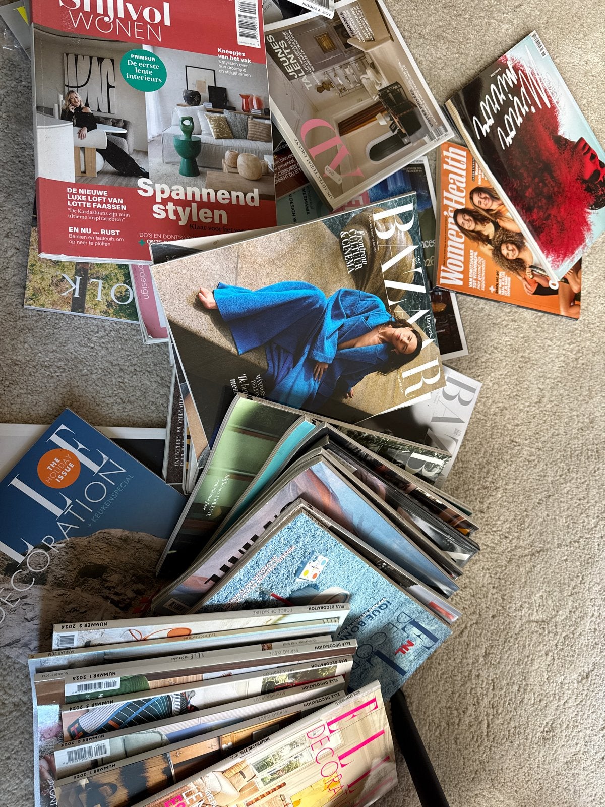 Diverse tijdschriften: Wonen, Mode, Lifestyle & Meer, Ophalen, Gelezen, Glossy