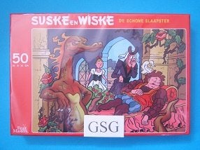 Suske en Wiske het eiland Amoras 100 st nr. 21065-01, Hobby en Vrije tijd, Denksport en Puzzels, Ophalen, Minder dan 500 stukjes