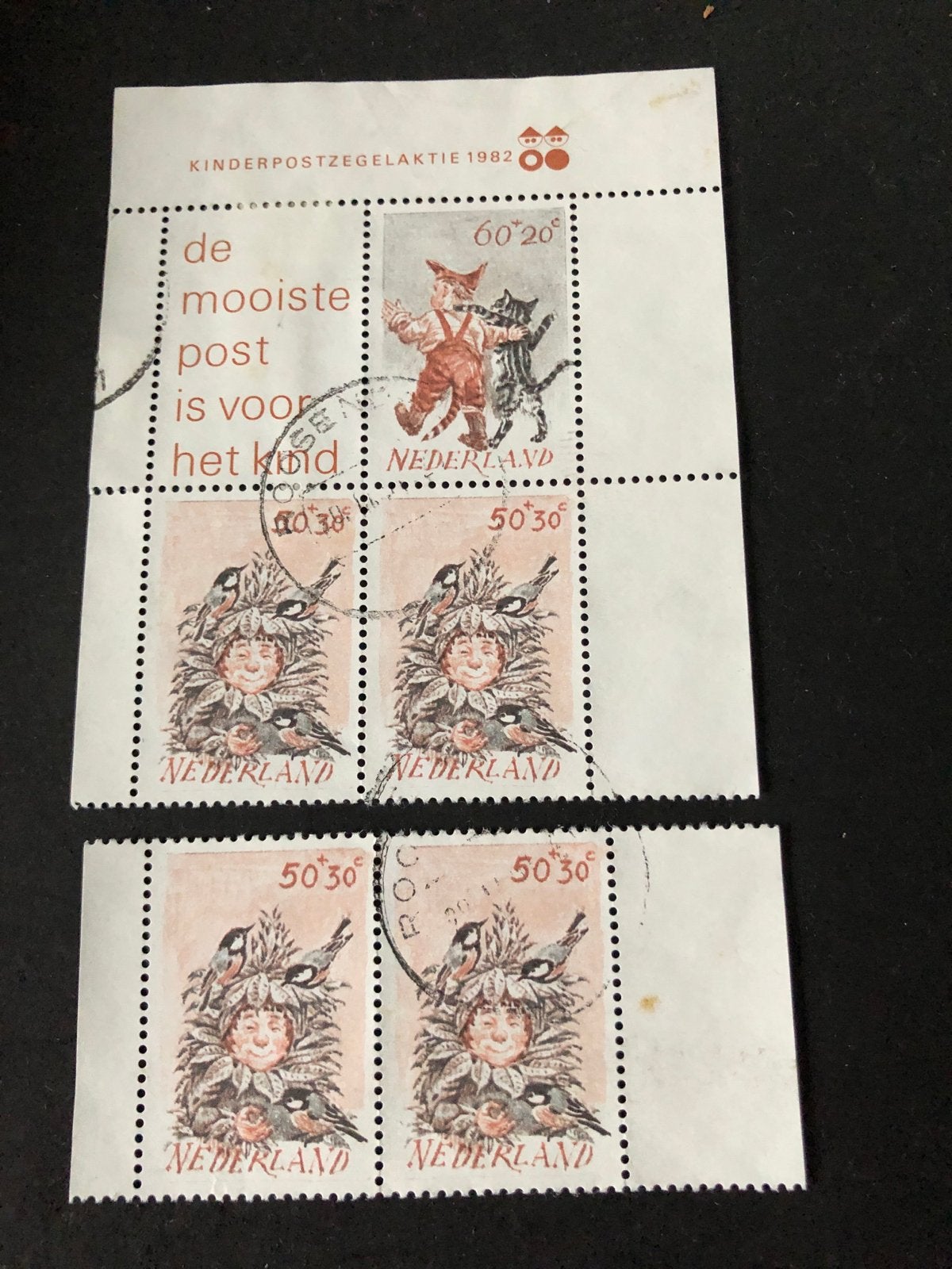 Nederland Kinderpostzegels 1982 gestempeld, Ophalen of Verzenden, Na 1940, Gestempeld