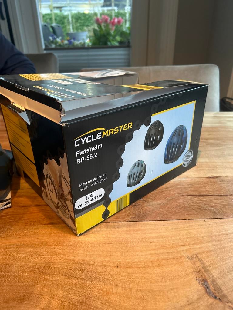 Fietshelm Cyclemaster SP-55.2 L/XL 59-64cm met LED-licht, Ophalen, Nieuw, XL, Heer of Dame