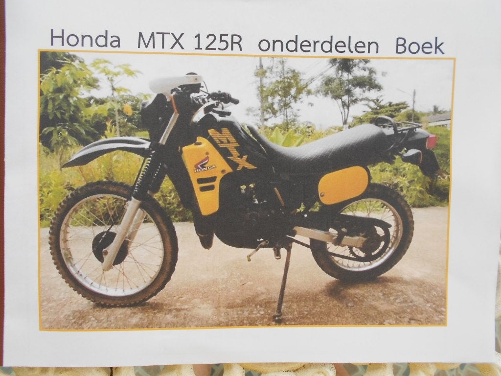Honda MTX125R/JD05 - MTX200R/MD07 Onderdelen Boek ., Verzenden, Nieuw