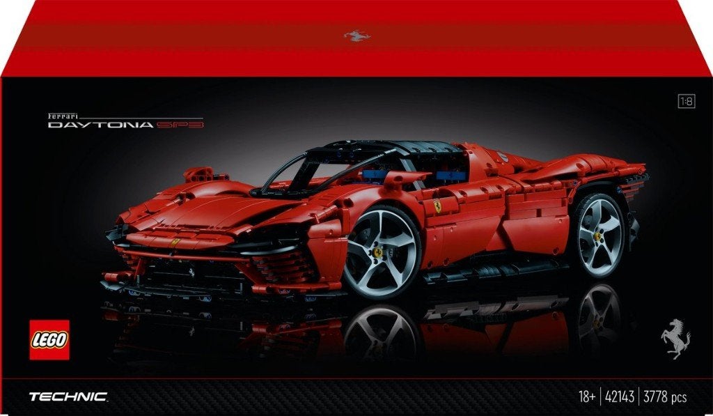 LEGO Tehcnic Ferrari Daytona Collectible, Compleet, Lego, Ophalen of Verzenden, Zo goed als nieuw