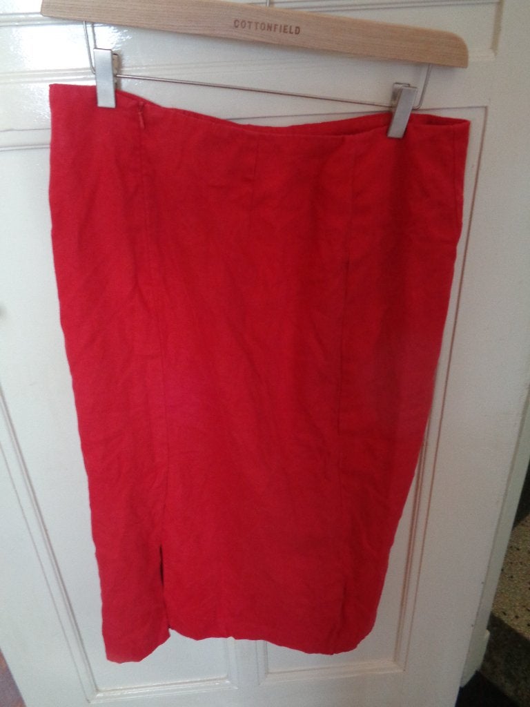 La Ligna linnen rok:mt 42, Kleding | Dames, Maat 42/44 (L), Ophalen of Verzenden, Gedragen, La Ligna