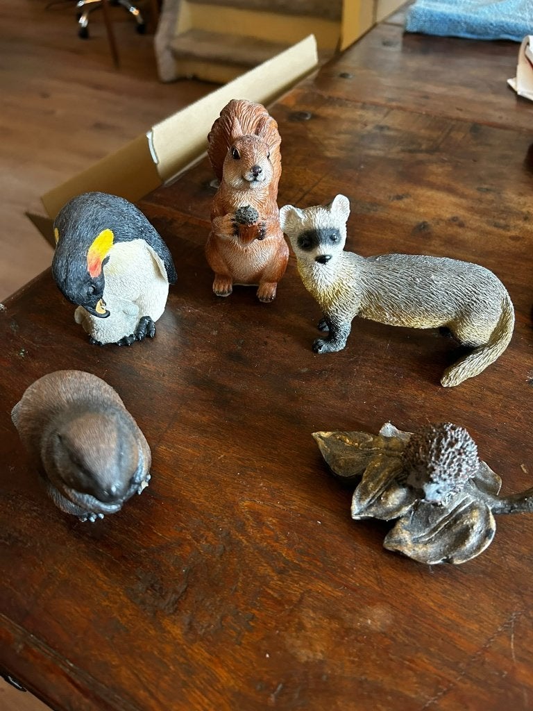 Vintage hars dierenbeeldjes, Verzamelen, Ophalen of Verzenden, Zo goed als nieuw, Dier