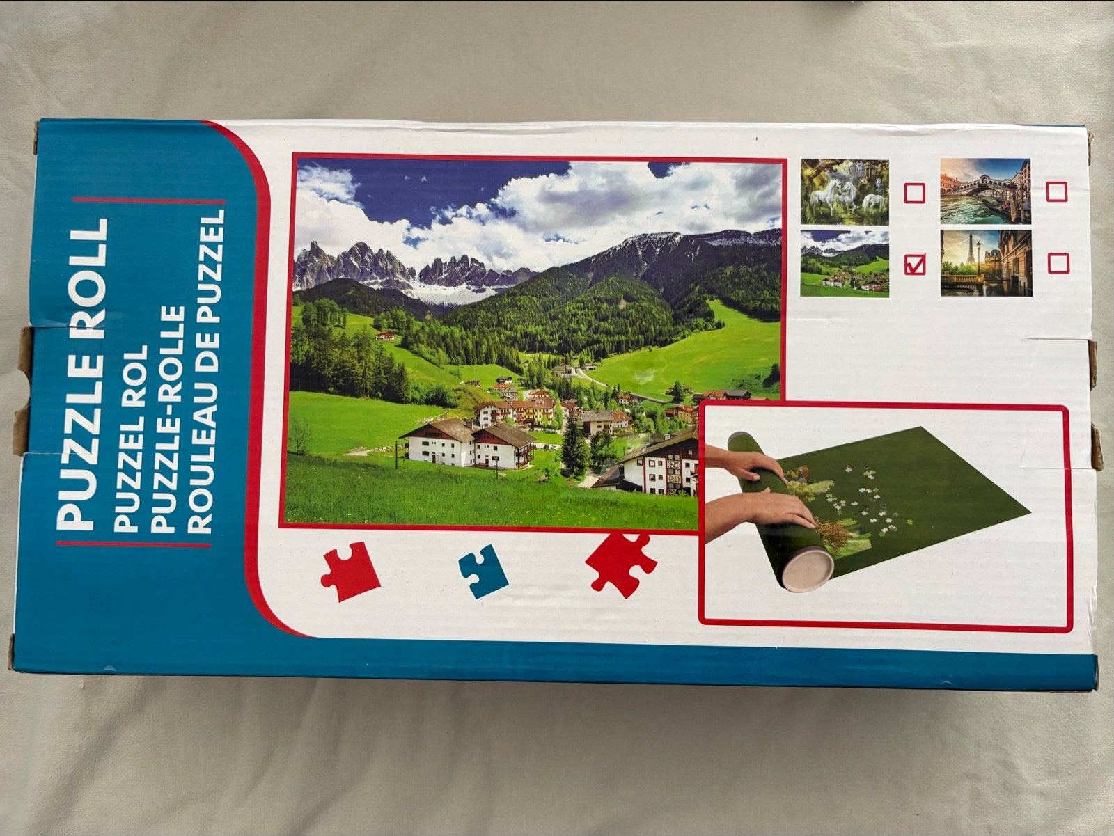 Puzzelmat / Puzzelrol voor legpuzzels, Ophalen of Verzenden, 500 t/m 1500 stukjes, Nieuw, Overige typen