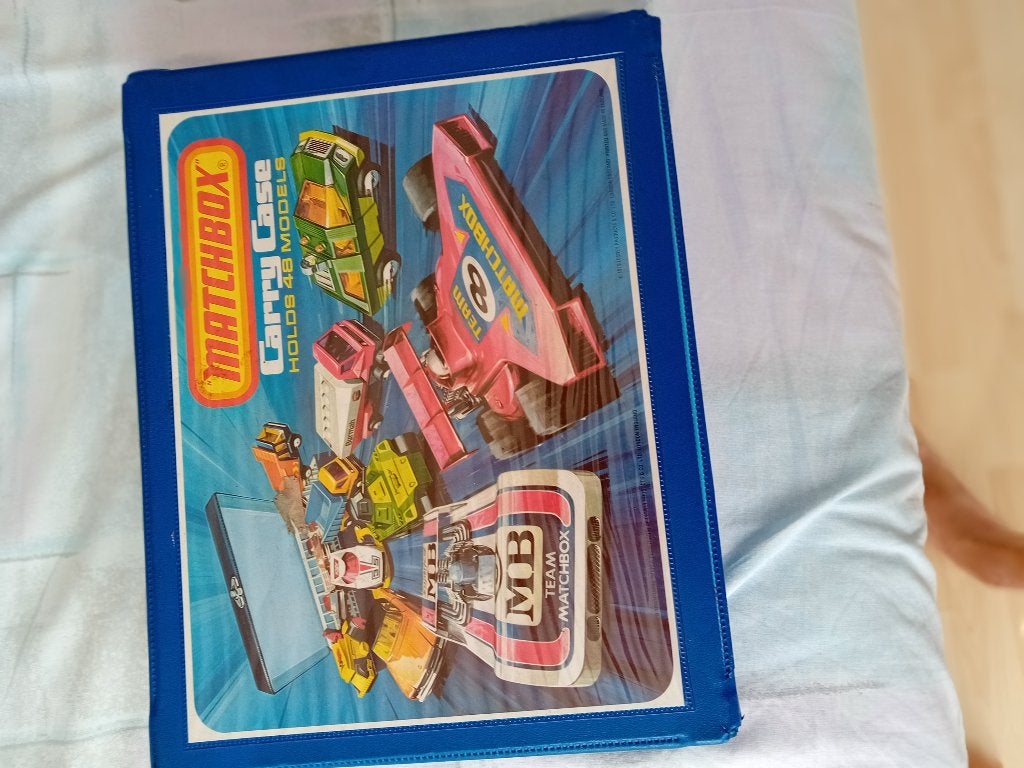 KOFFER MET MATCHBOX, Verzenden, Zo goed als nieuw, Auto