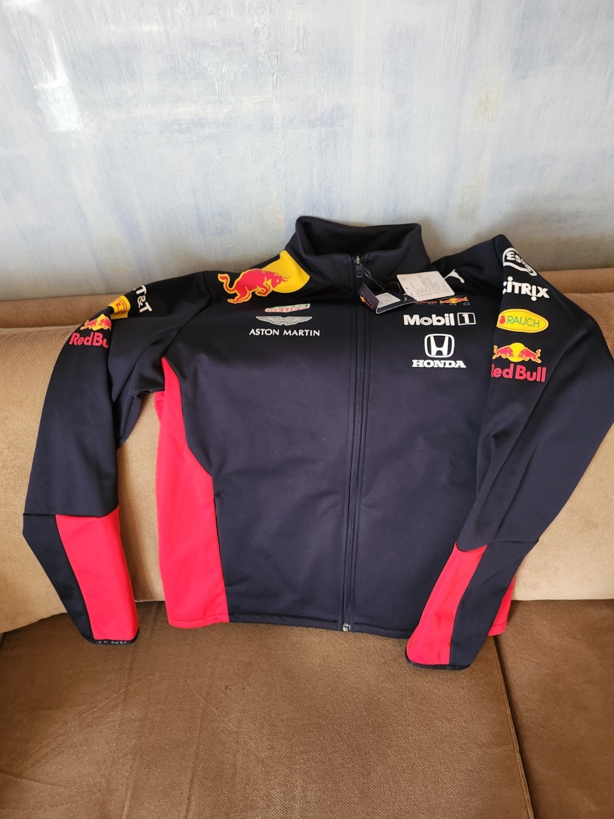 Puma Red Bull Racing Softshell Jas Maat L, Blauw, Nieuw, Ophalen of Verzenden, Puma