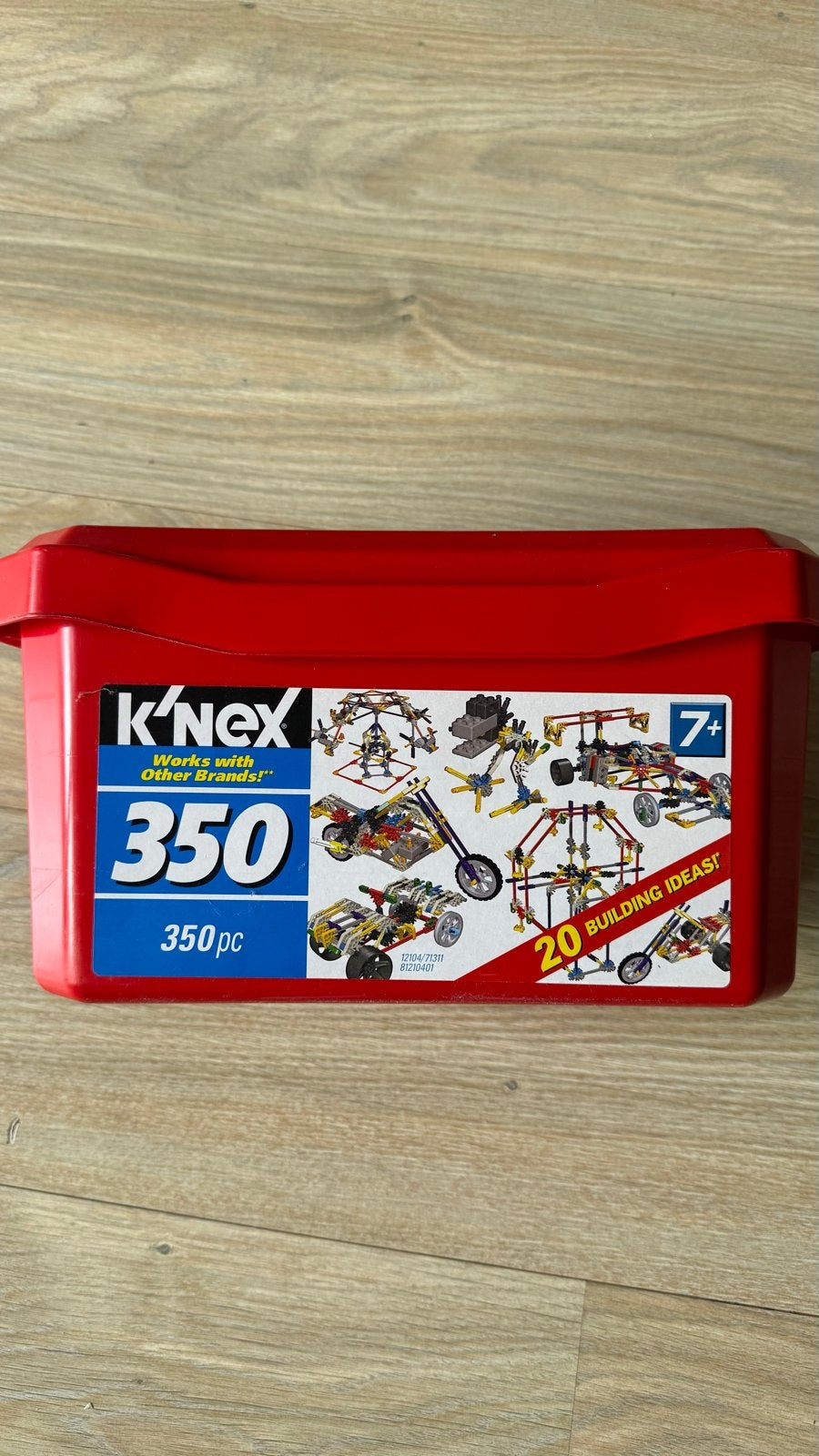 K'nex 350-delige bouwset met diverse handleidingen, Ophalen, Gebruikt, K'nex