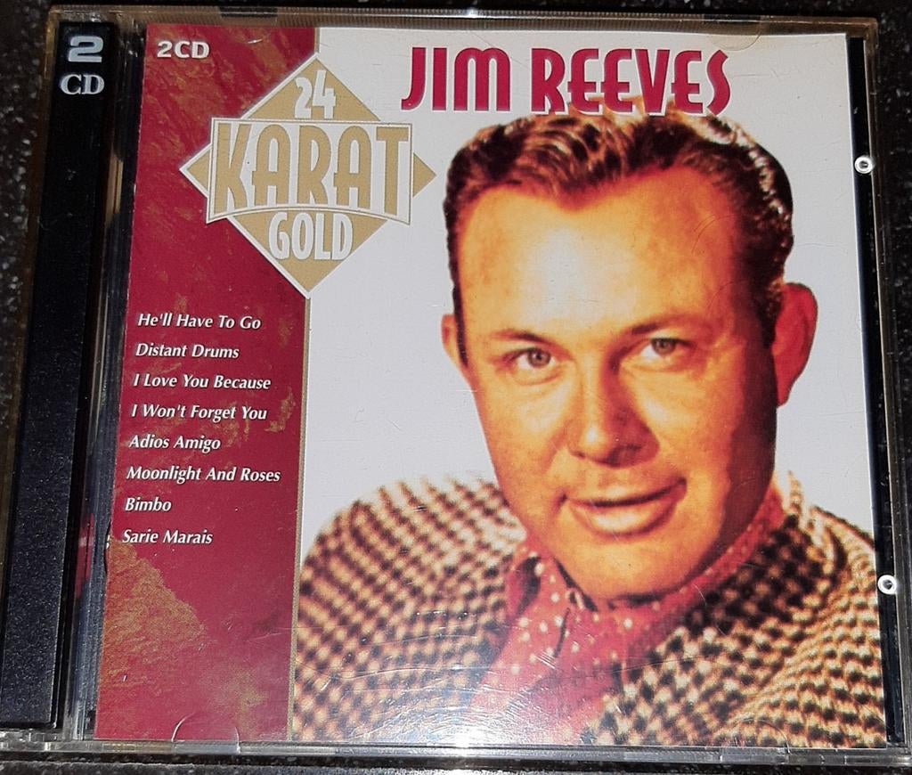 Jim Reeves 24 karat gold 2cd, Ophalen of Verzenden, Zo goed als nieuw, Boxset