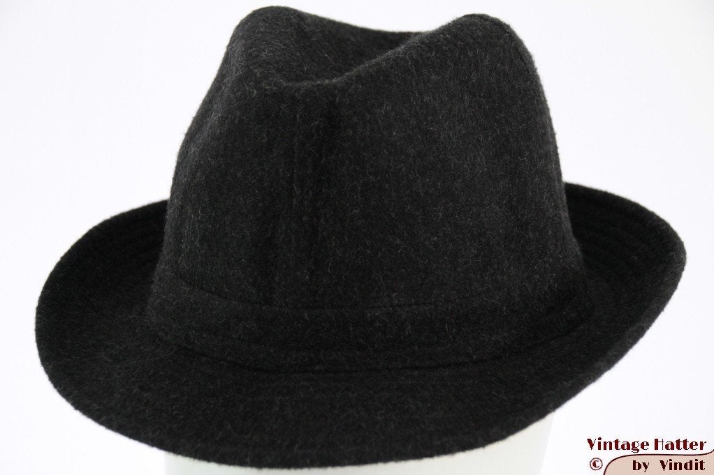 Vintage Gleufhoed Canda donker grijs haarvilt 57 goede staat, Kleding | Heren, Hoed, Ophalen of Verzenden, Canda (C and A = C&A)