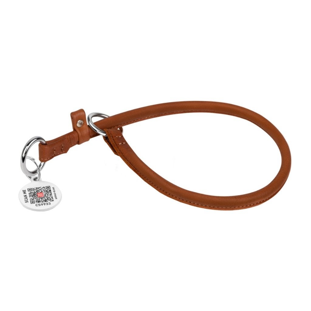 WAUDOG Soft Jerk-Choke Halsband Bruin XS Nek 16-21 cm KOOPJE, Dieren en Toebehoren, Ophalen of Verzenden, Handgemaakt, Nieuw