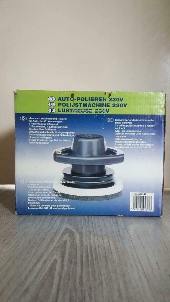 Polijstmachine 230V voor auto, boot, caravan, Ophalen