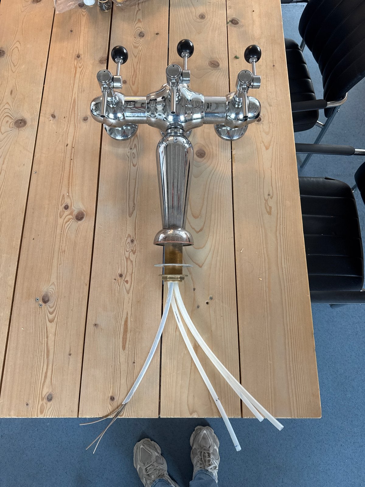 Triple tapzuil met verlichte plaatjes, Ophalen of Verzenden