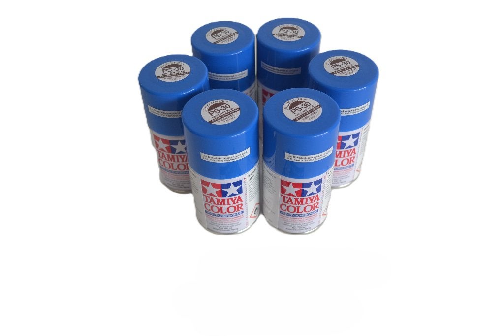 Tamiya PS-30 Brillant Blauw Polycarbonat 100ml Spray, Ophalen of Verzenden, Nieuw, Onderdeel