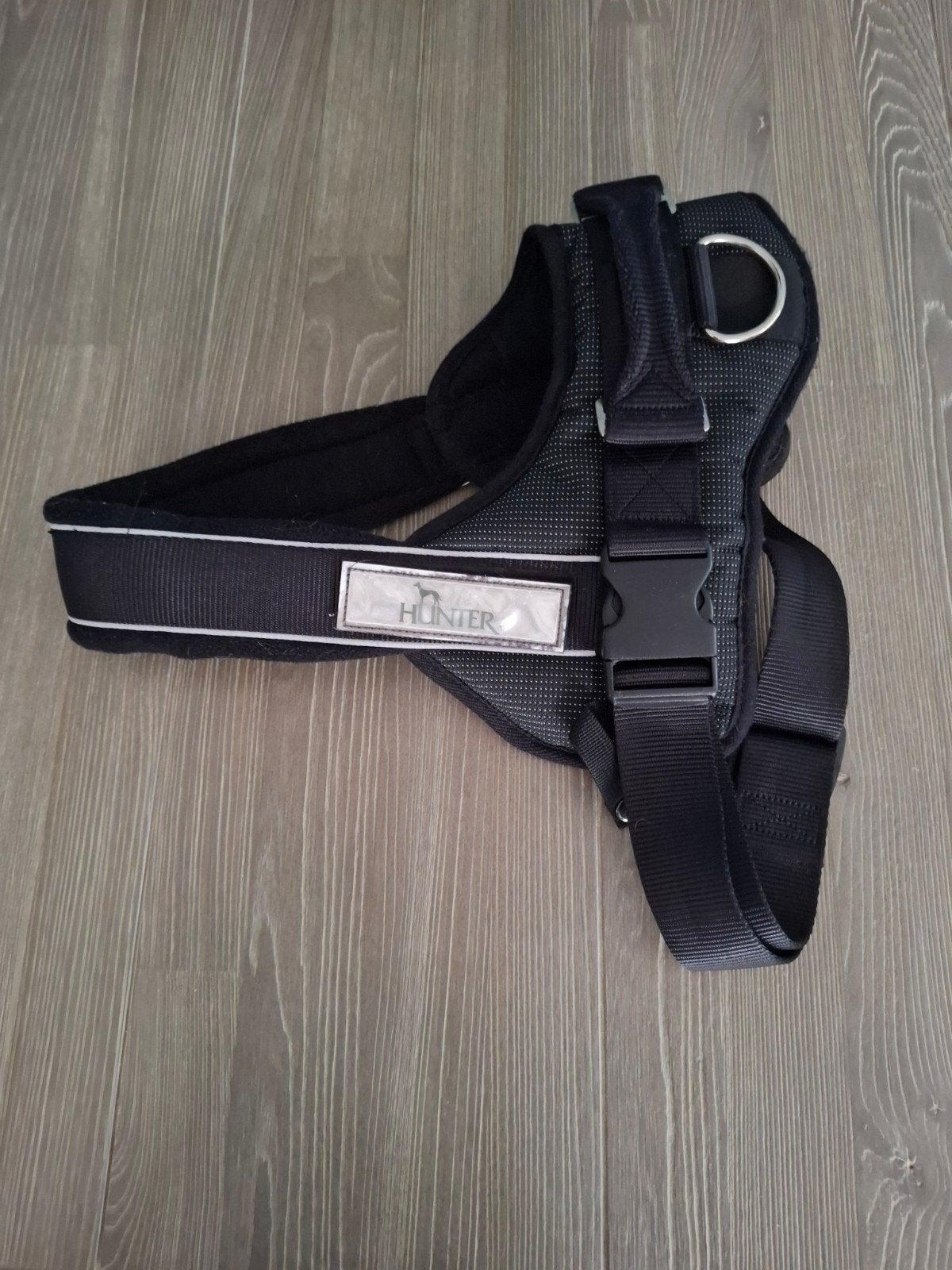 Nieuw Hunter veiligheids hondentuig Zwart maat L, Verzenden, Nieuw, Halsband
