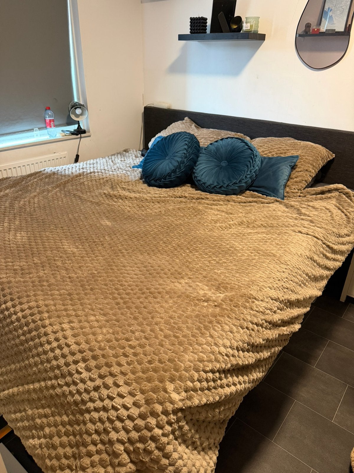 Boxspring 180/200 cm, Ophalen, Gebruikt, Tweepersoons, 180 cm