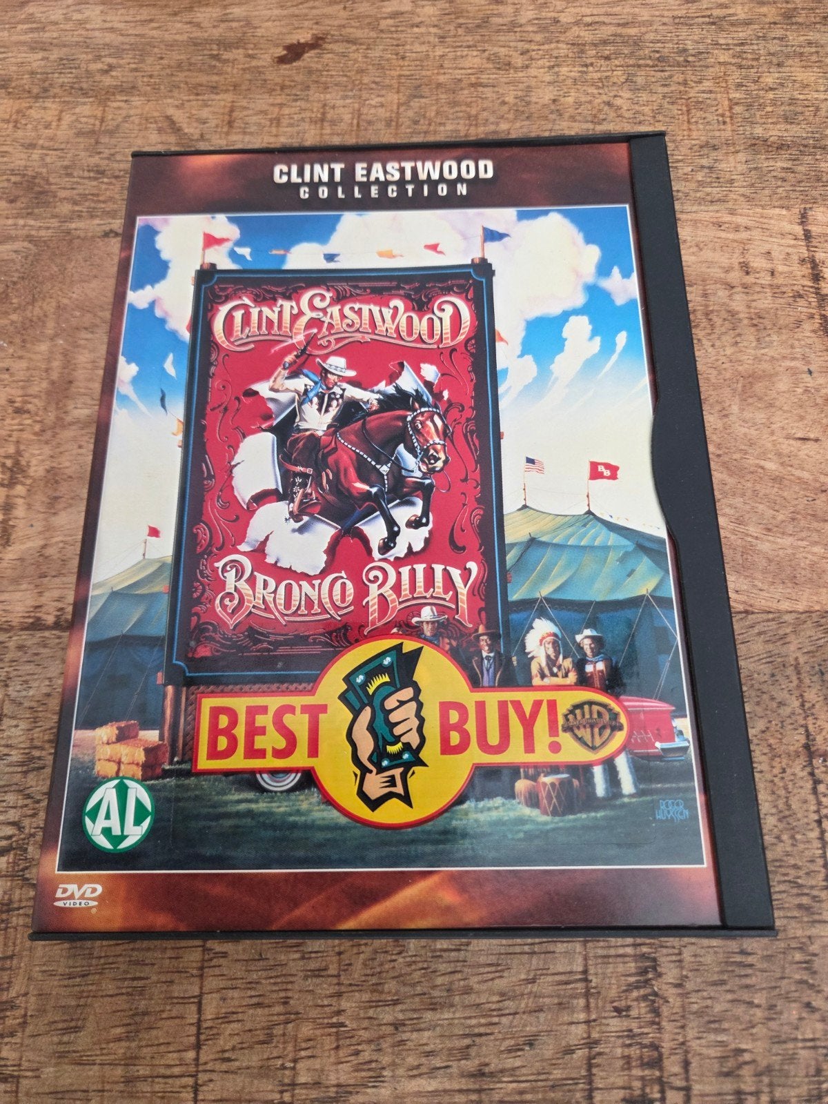 Bronco billy dvd, Alle leeftijden, Ophalen of Verzenden, Zo goed als nieuw