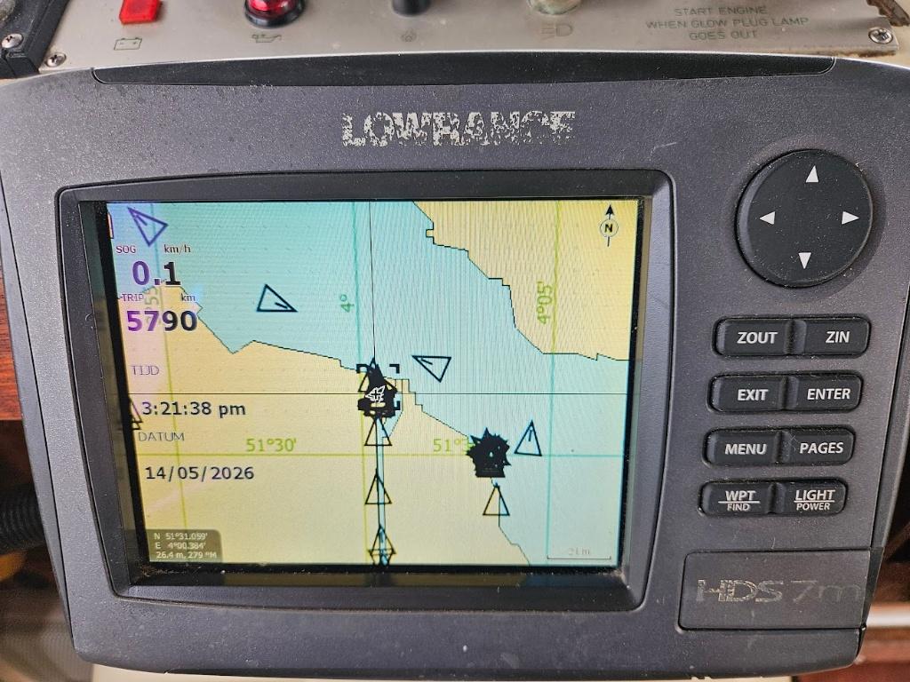 lowrance HDS7, Watersport en Boten, Ophalen of Verzenden, Gebruikt, Kaartplotter of Fish Finder