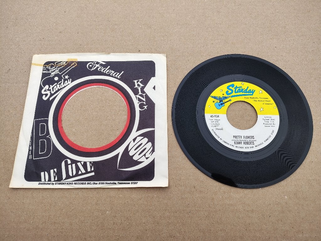 7" Single: Kenny Roberts - Pretty Flowers (1972) USA, Verzenden, Gebruikt, 7 inch, Pop