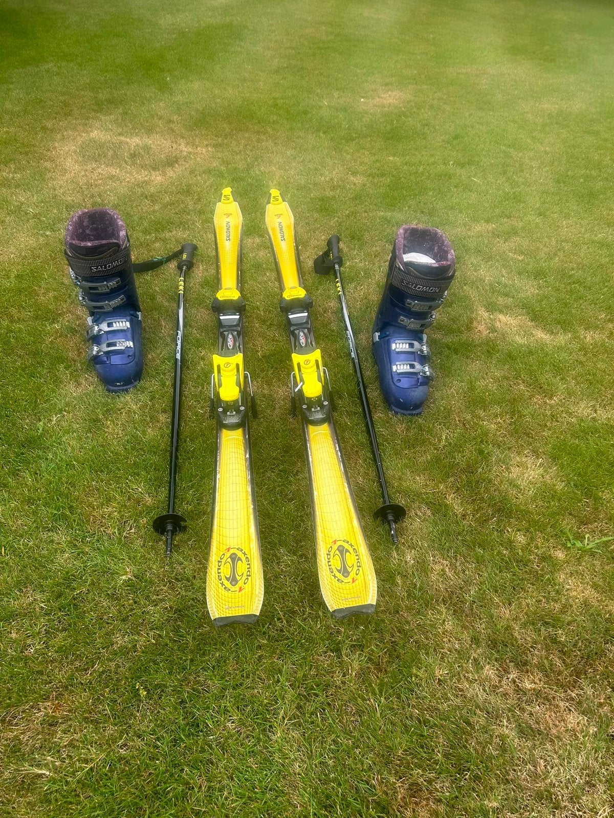 Ski set salomon, Sport en Fitness, Skiën en Langlaufen, Ophalen, 160 tot 180 cm, Gebruikt, Salomon
