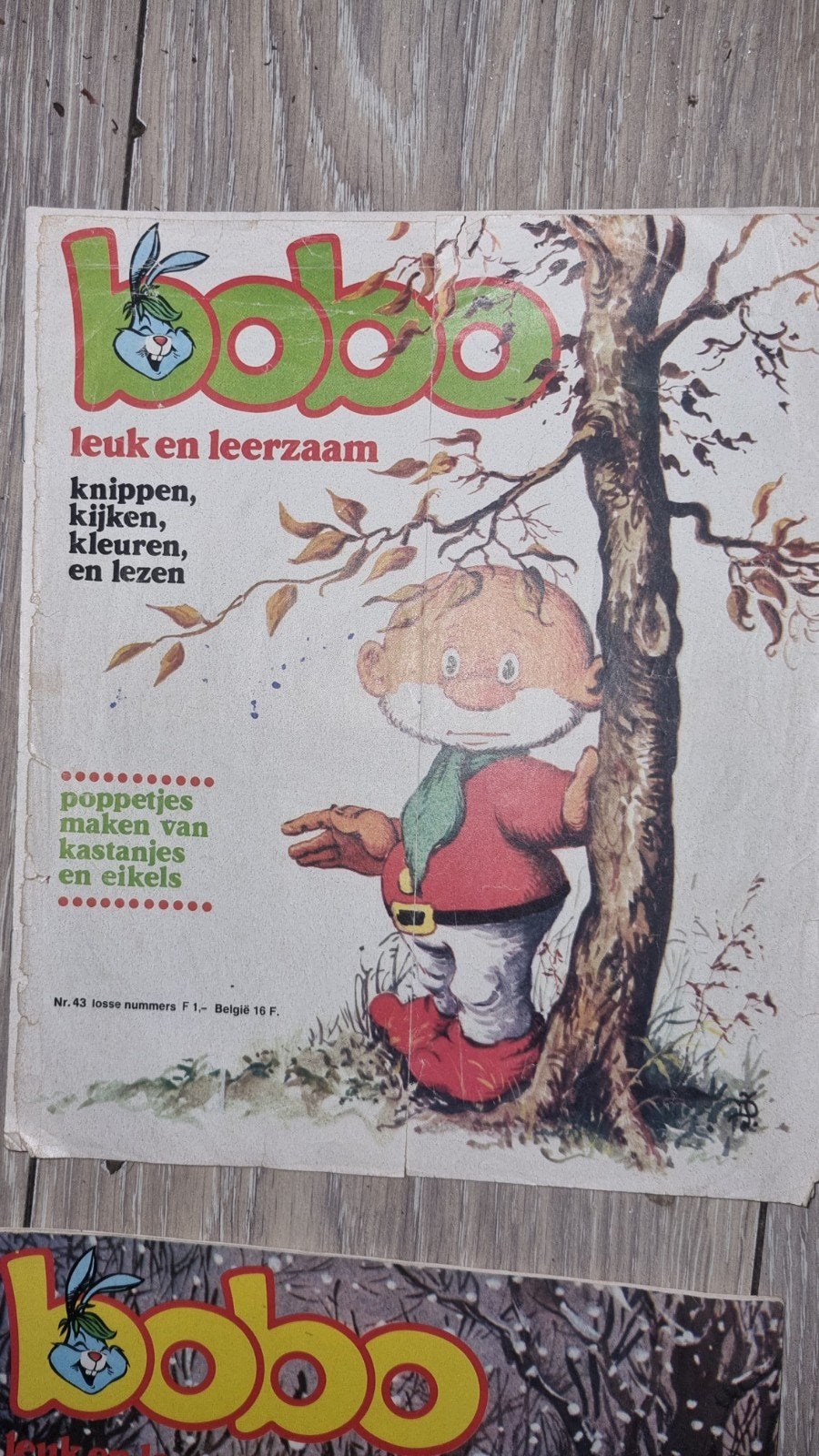 Bobo Tijdschrift -paulus de boskabouter Leuk en Leerzaam (Nr, Ophalen of Verzenden, Gelezen, Overige typen