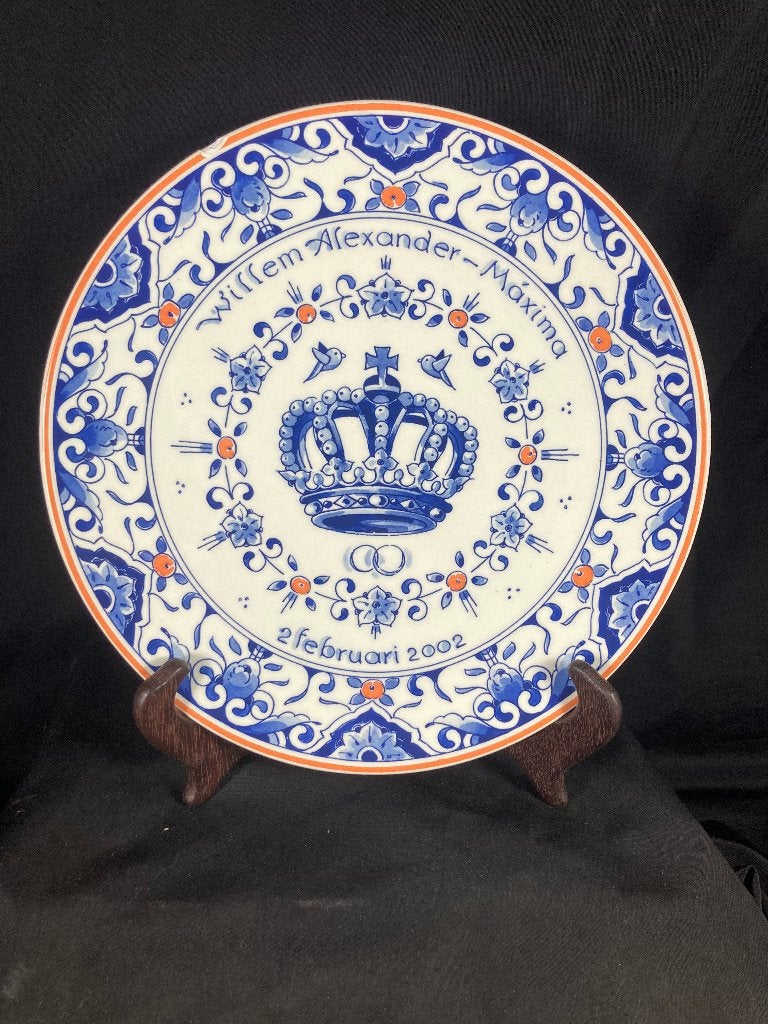 Huwelijks bord Willem Alexander -Maxima, --, Overige typen, Ophalen of Verzenden, --