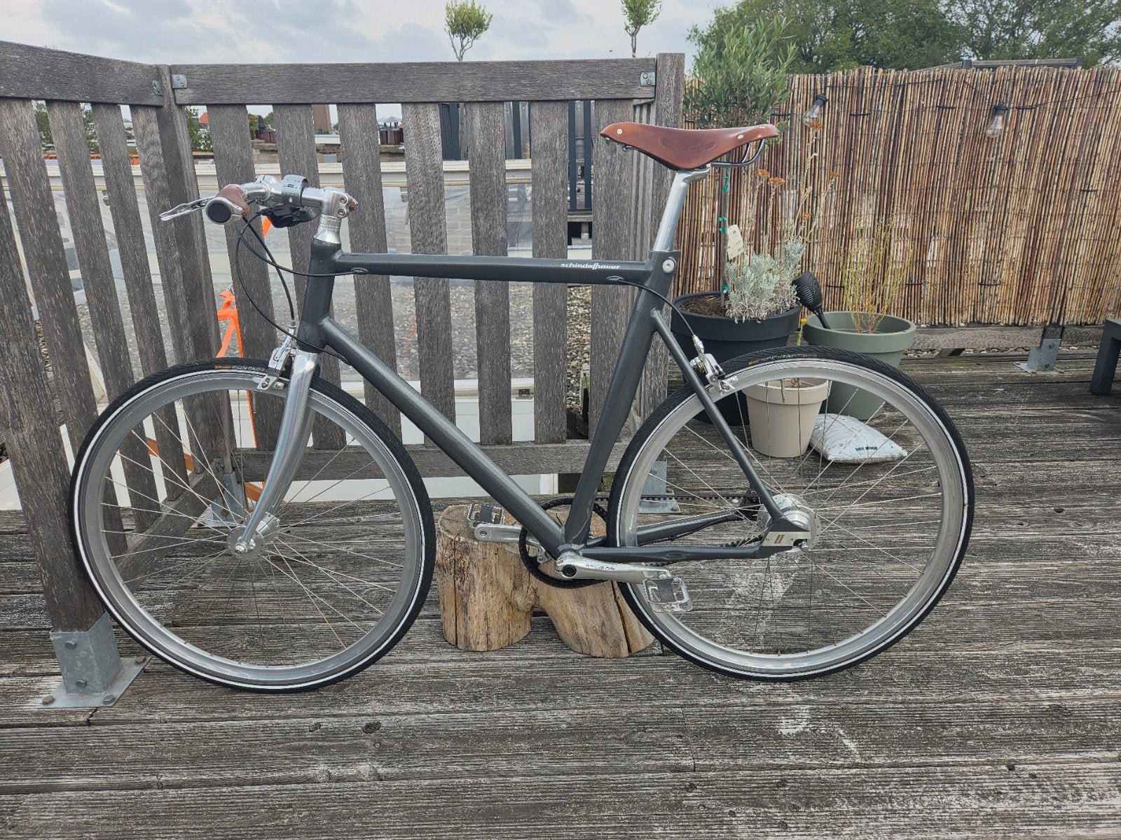 Schindelhauer Ludwig – Designfiets (8-speed, Maat59), Fietsen en Brommers, Velgrem, Zo goed als nieuw, 57 tot 61 cm, Ophalen
