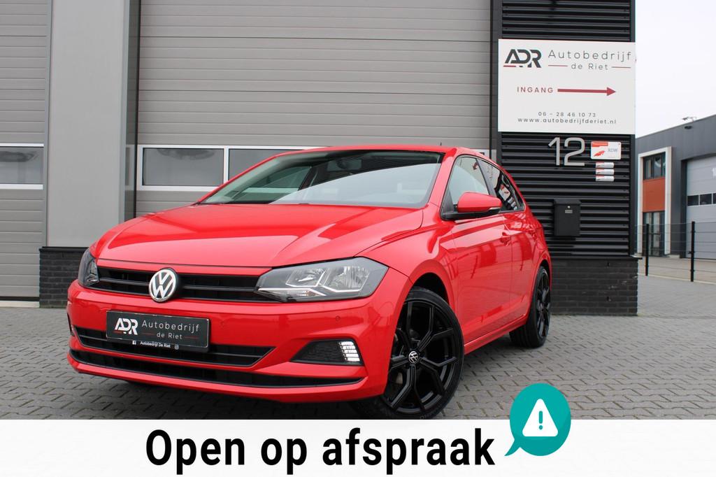 Volkswagen Polo 1.0 18'' GTI / PDC V+A / STOELVER / AIRCO /, 1005 kg, Stof, Gebruikt, Zwart