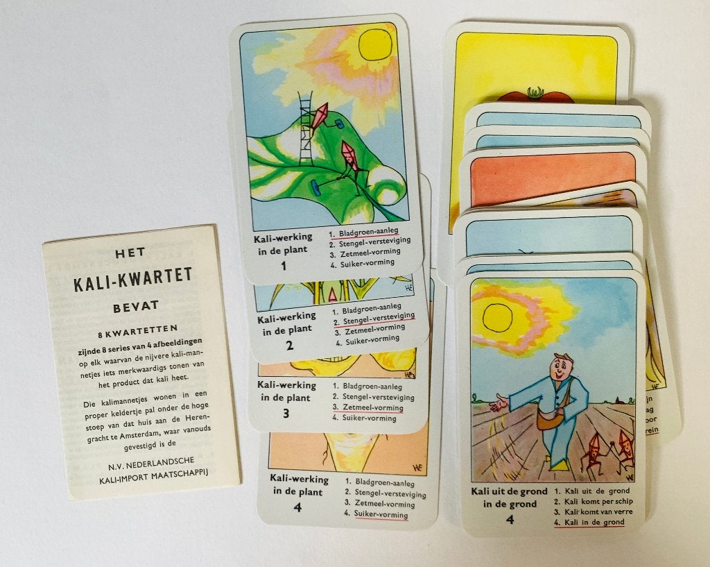 Kwartet Kali import maatschappij Amsterdam Kwartetspel, Ophalen of Verzenden, Zo goed als nieuw, Kwartet(ten)
