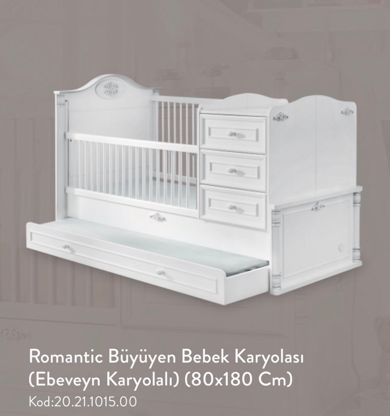 Cilek baby/kinder slaapkamer set bijna NIEUW (meegroeibed), Kinderen en Baby's, Ophalen of Verzenden, Zo goed als nieuw, Jongetje of Meisje