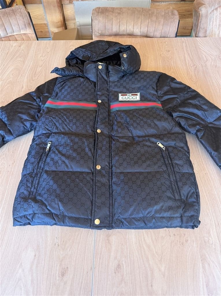 Gucci Herenjas - Maat L - Mooie Staat, Ophalen of Verzenden, Zo goed als nieuw, Zwart