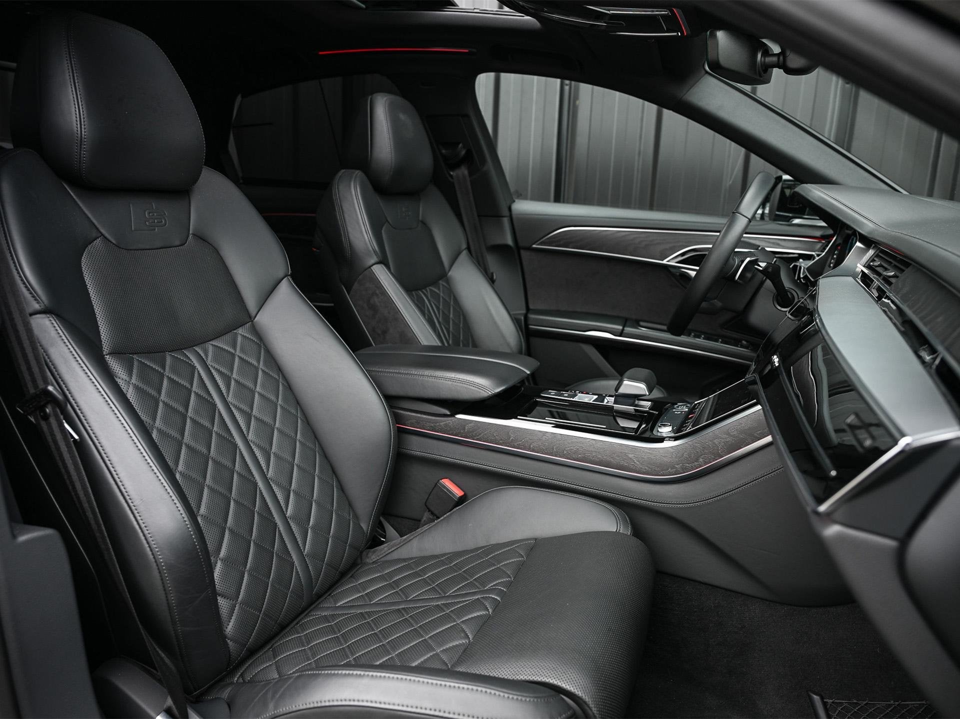Audi A8 55 TFSI quattro Pro Line Plus | LUCHTVERING | STANDK, Auto's, Audi, Gebruikt, 2995 cc, Leder, Bedrijf