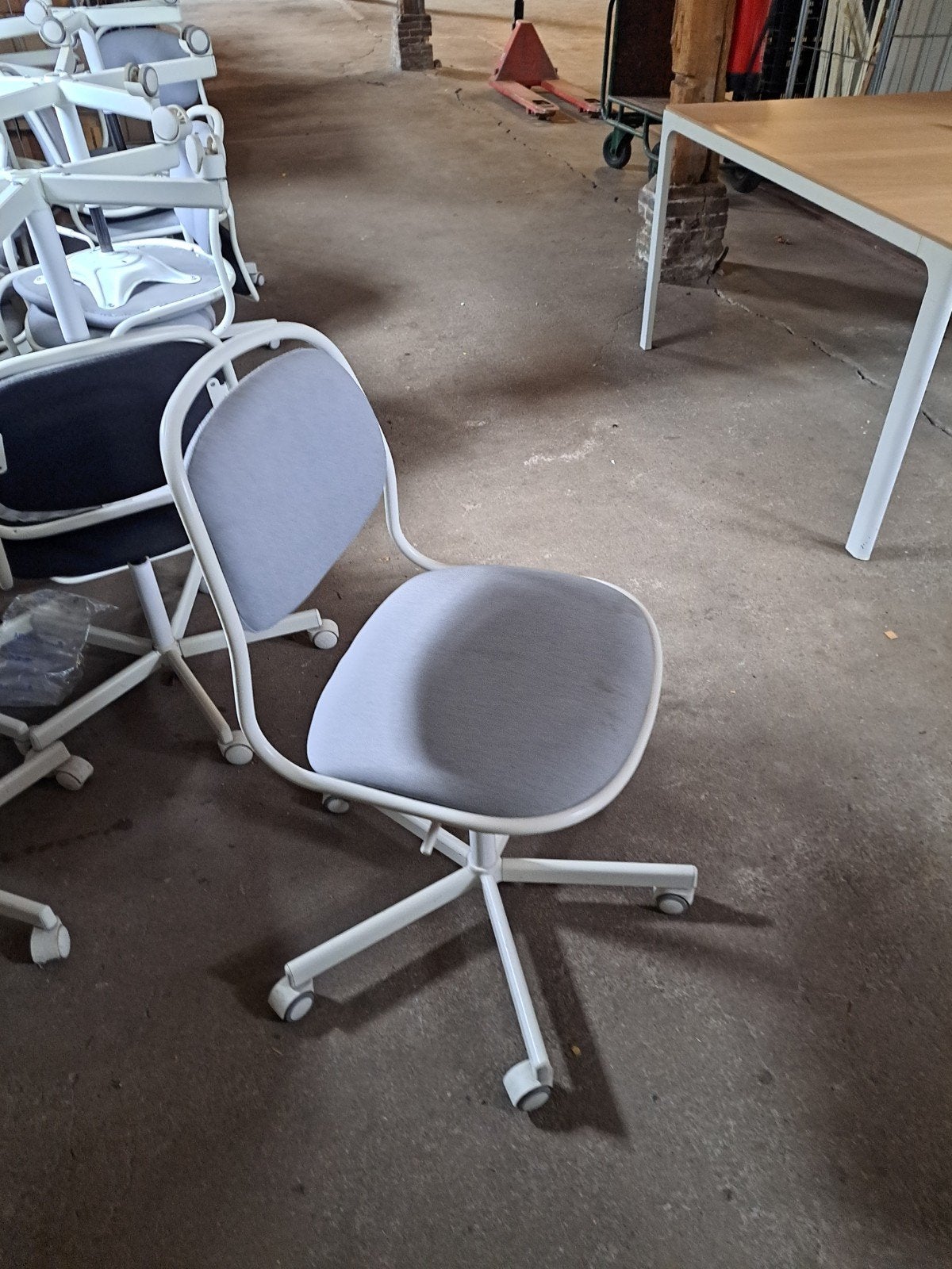 IKEA Orfjall Bureaustoel Grijs - Per stuk, Ophalen of Verzenden, Gebruikt, Grijs, Bureaustoel