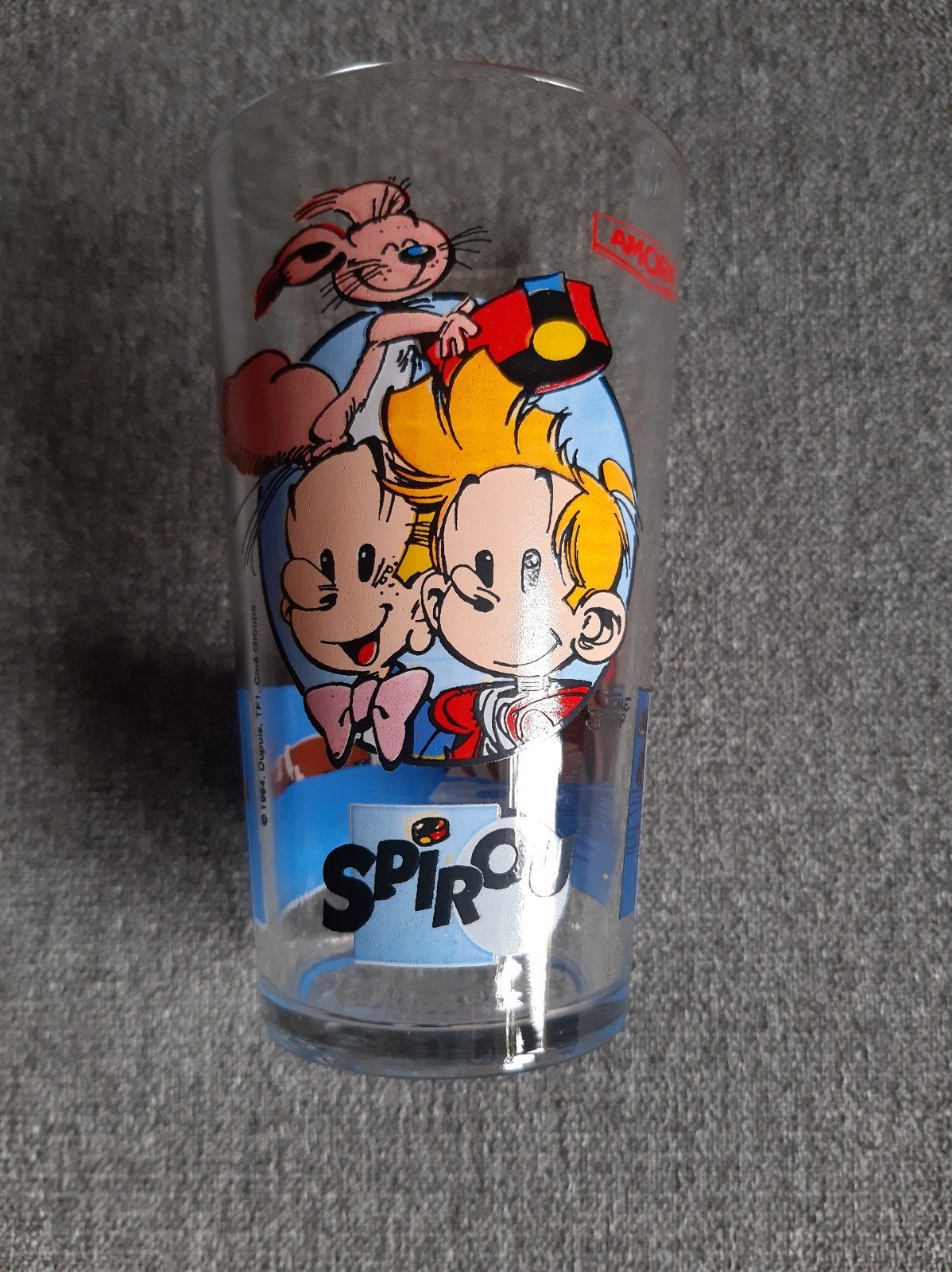 Robbedoes en Kwabbernoot glas, Verzamelen, Ophalen of Verzenden, Zo goed als nieuw, Gebruiksvoorwerp