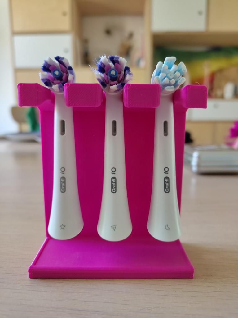 Tandenborstel opzetstuk houder voor 3 borstels Oral B - iO, Ophalen of Verzenden, Nieuw, Föhn of Haardroger