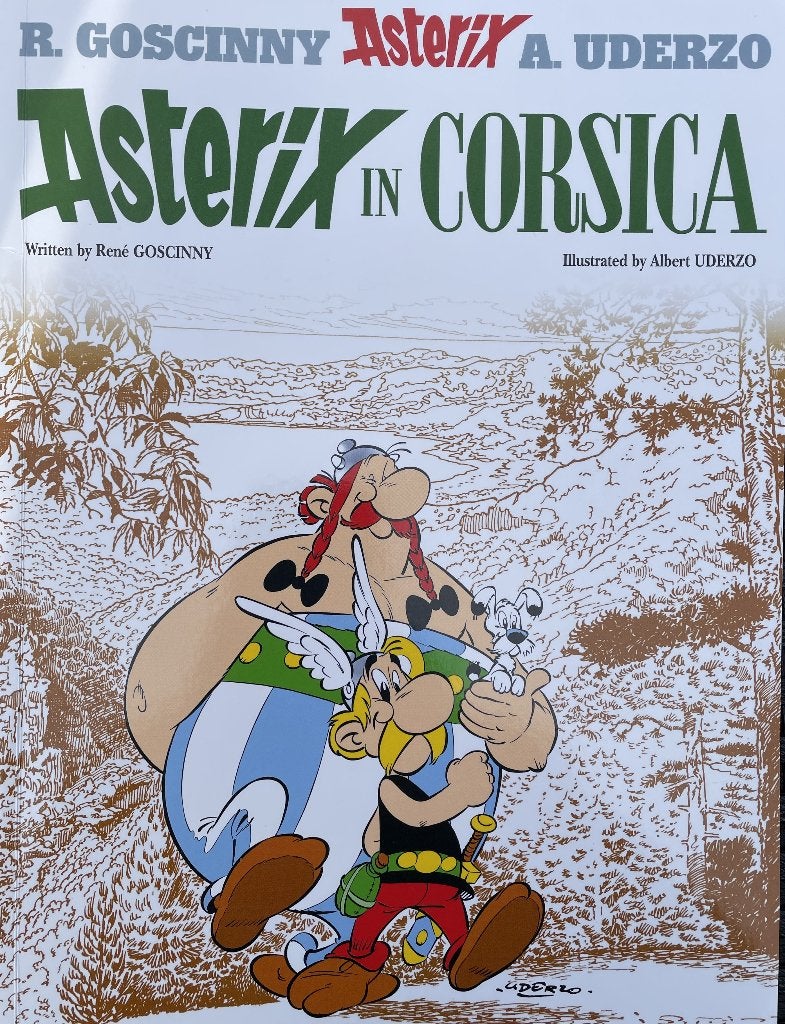 Asterix in Corsica (engelse versie) teab, Eén stripboek, Ophalen of Verzenden, Gelezen