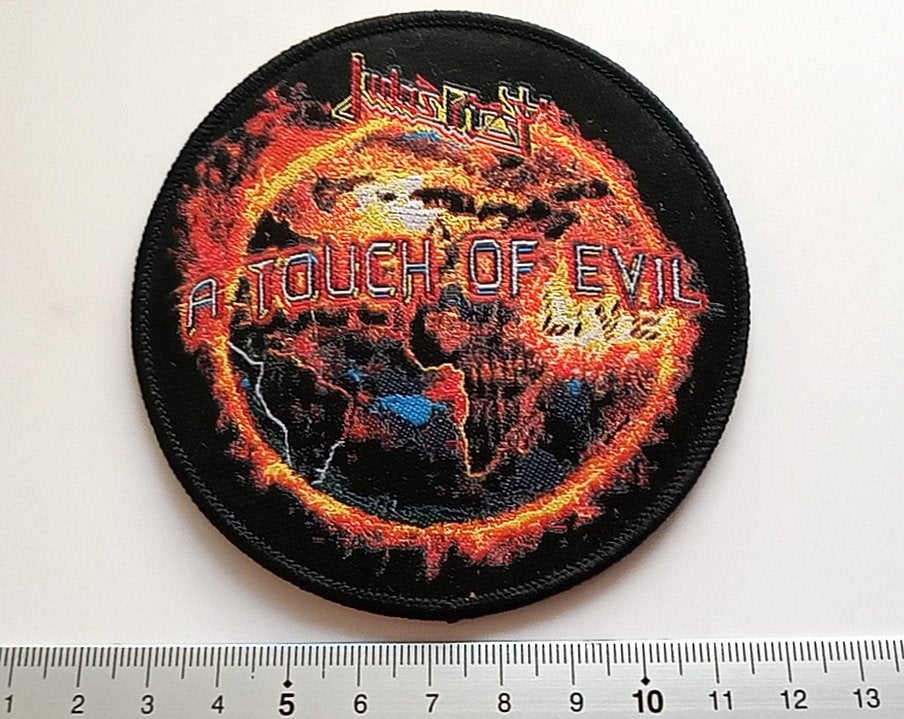 Judas Priest limited edition a touch of evil patch j80, Verzamelen, Ophalen of Verzenden, Nieuw, Kleding