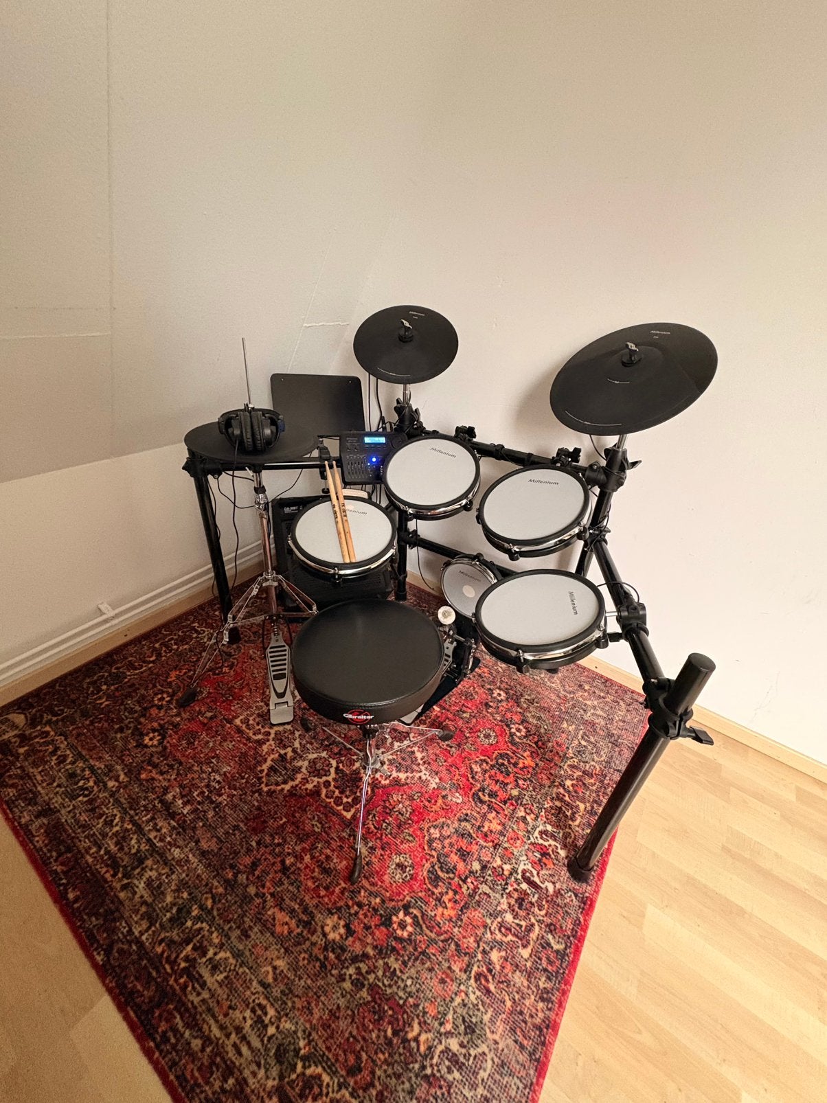 Millenium MPS-750X e-drumstel + accessoires, Ophalen, Zo goed als nieuw, Overige merken, Elektronisch