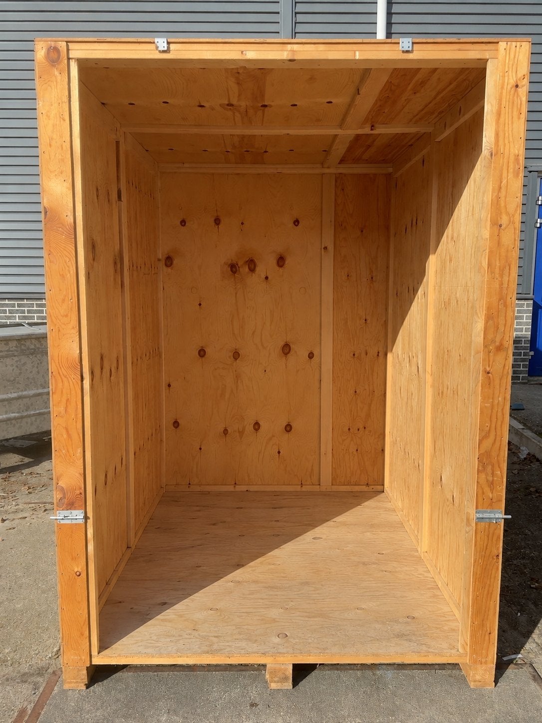 SNEL WEG 3x houten opslagbox /transportkist /opslagcontainer, Ophalen of Verzenden, Zo goed als nieuw, Hout, Overige typen
